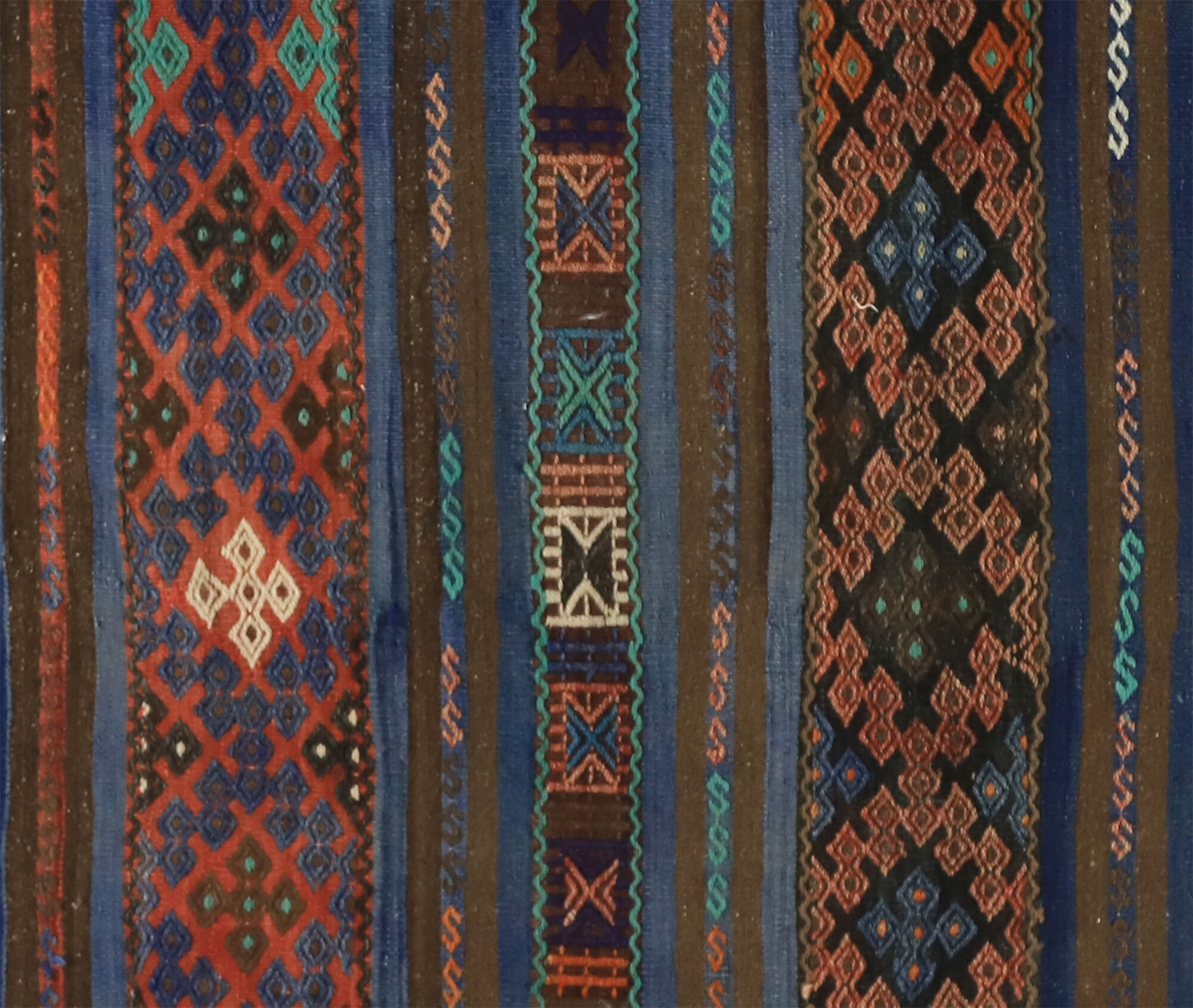 Anatolian handmade kilim rug 266 cm x 186 cm
