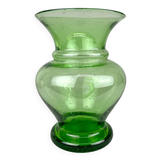 1970s Hand Made Glass Vase, Germany