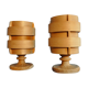 Pair of table lamps "Elysett B148" of Hans-Agne Jakobsson, Sweden 1960