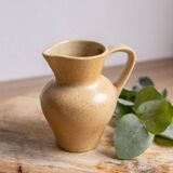 Small speckled stoneware milk jug