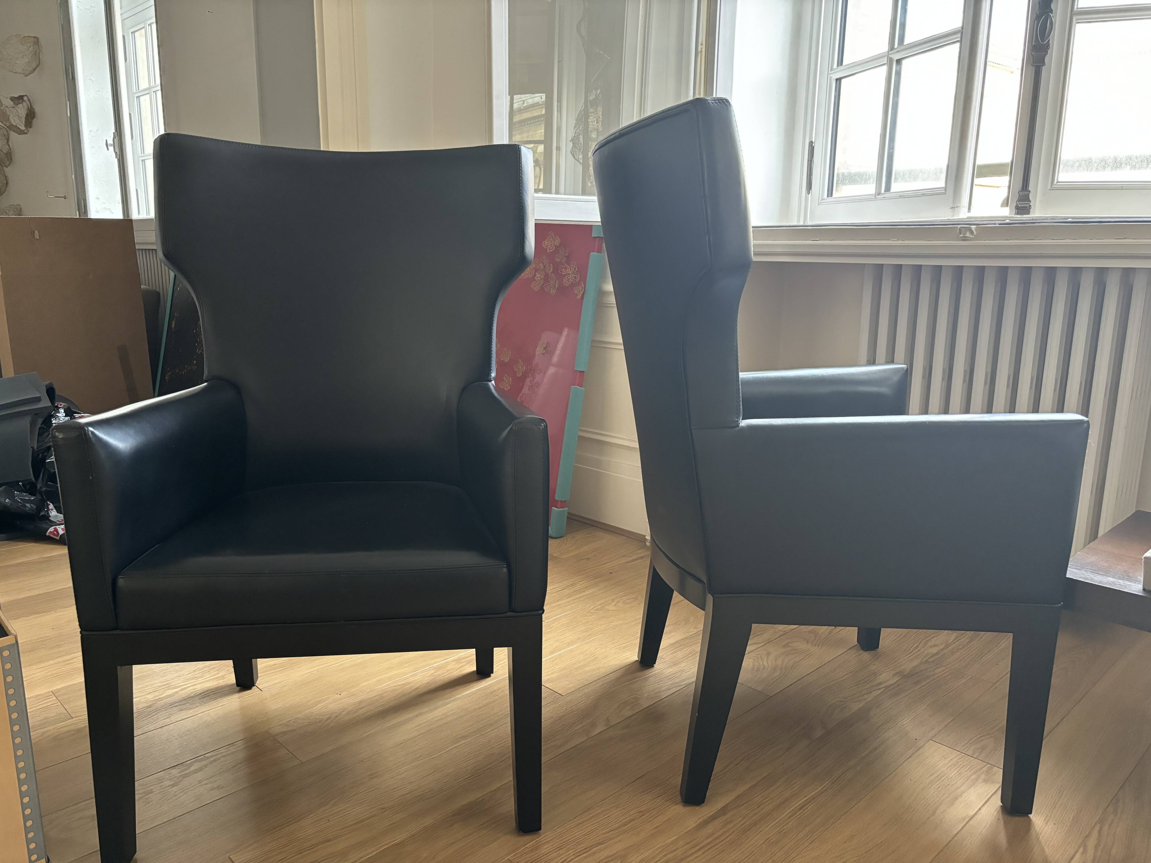 Rare Paire de fauteuils Christian Liaigre