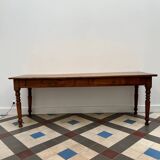 Walnut farm table 19th century