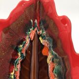 Glazed earthenware cup, signed Vallauris, France 1960s