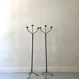 large wrought iron candlestick