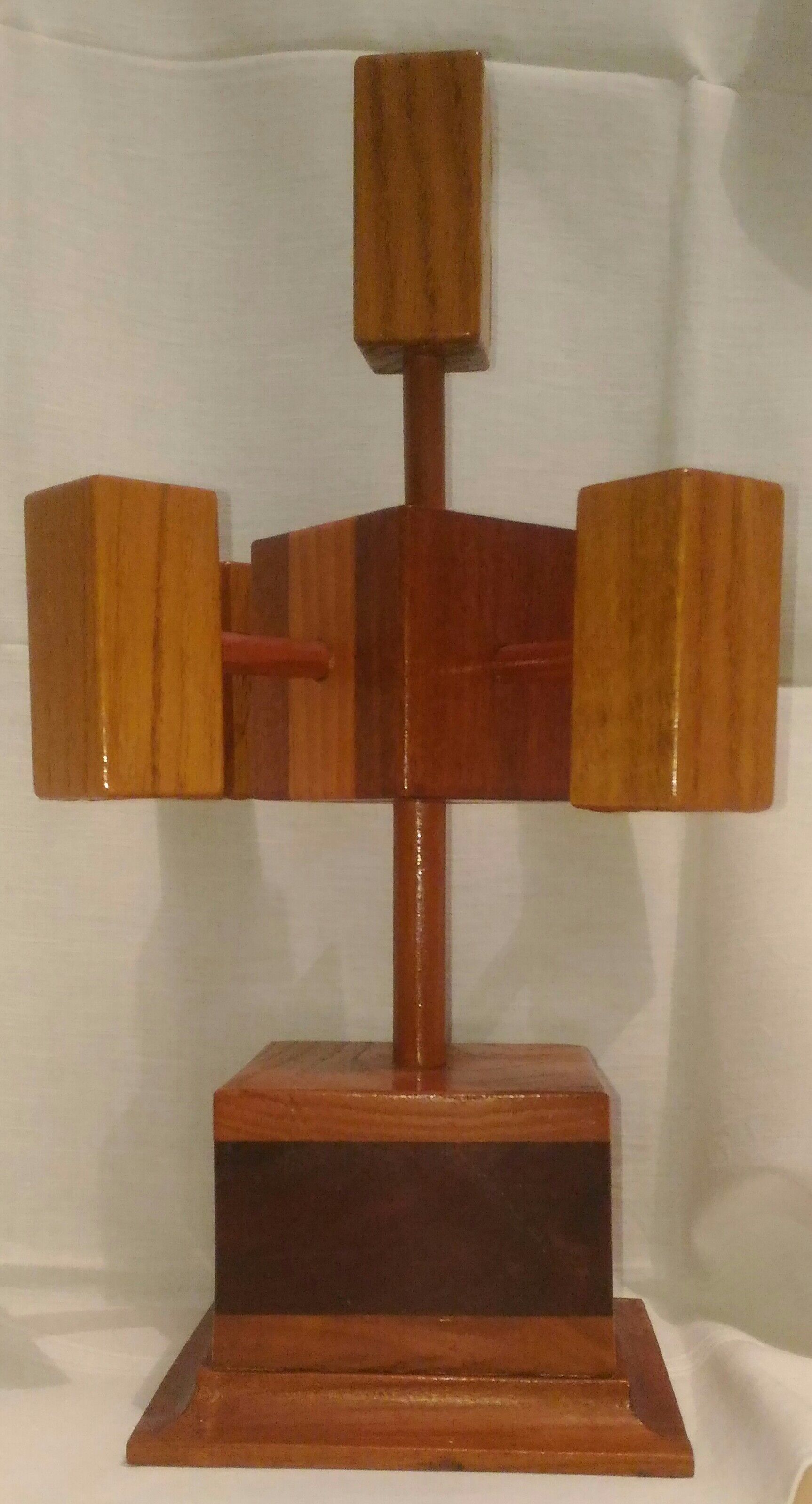 Wooden bougeoir, Scandinavian style