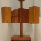 Wooden bougeoir, Scandinavian style