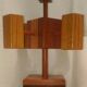 Wooden bougeoir, Scandinavian style