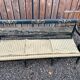 Rare 19th-century painted bench or sofa