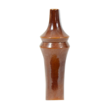 1970s ceramic brown vase