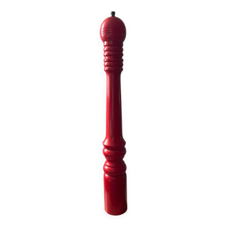 Red wooden pepper mill