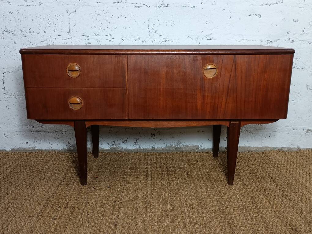 Low cabinet or small sideboard in mahogany from the 1960s.