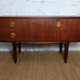 Low cabinet or small sideboard in mahogany from the 1960s.