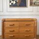 Commode italienne en bambou et rotin