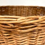 Braided wicker pot cover