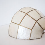 Mother-of-pearl shell shape wall lamp