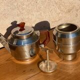 SFAMOKA chrome metal coffee maker