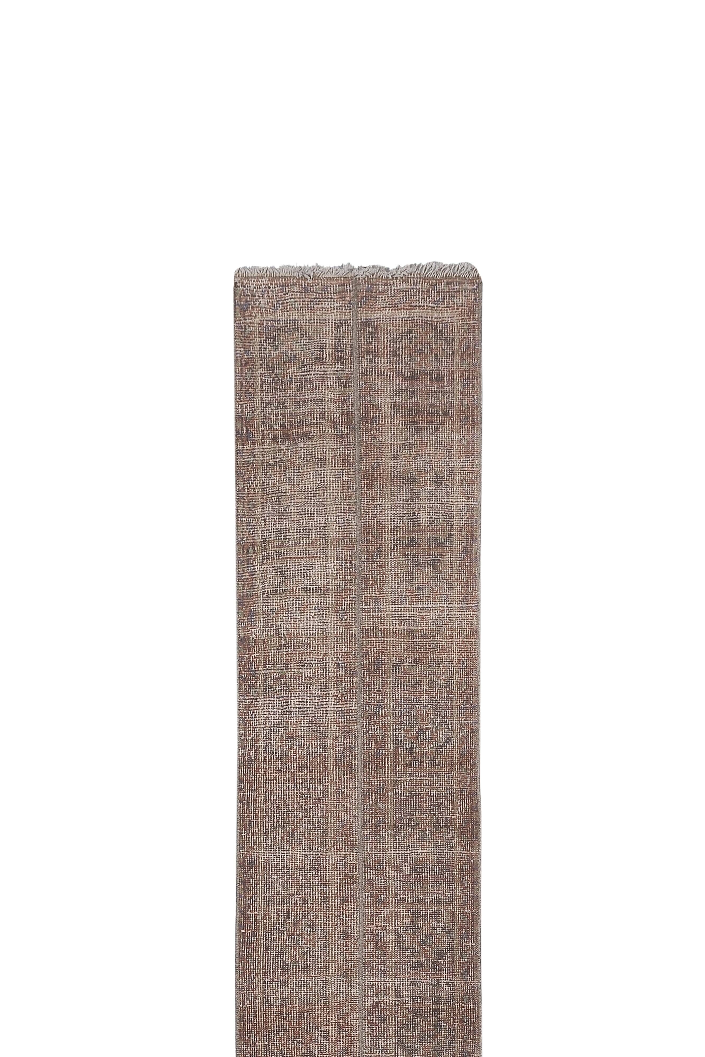 Vintage Turkish Oushak Rug Handwoven 55x373 cm