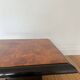 Duo de tables basses loupe d’orme vintage