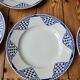 Set of 6 Pantin de Orchies flat plates Moulin des Loups and Hamage