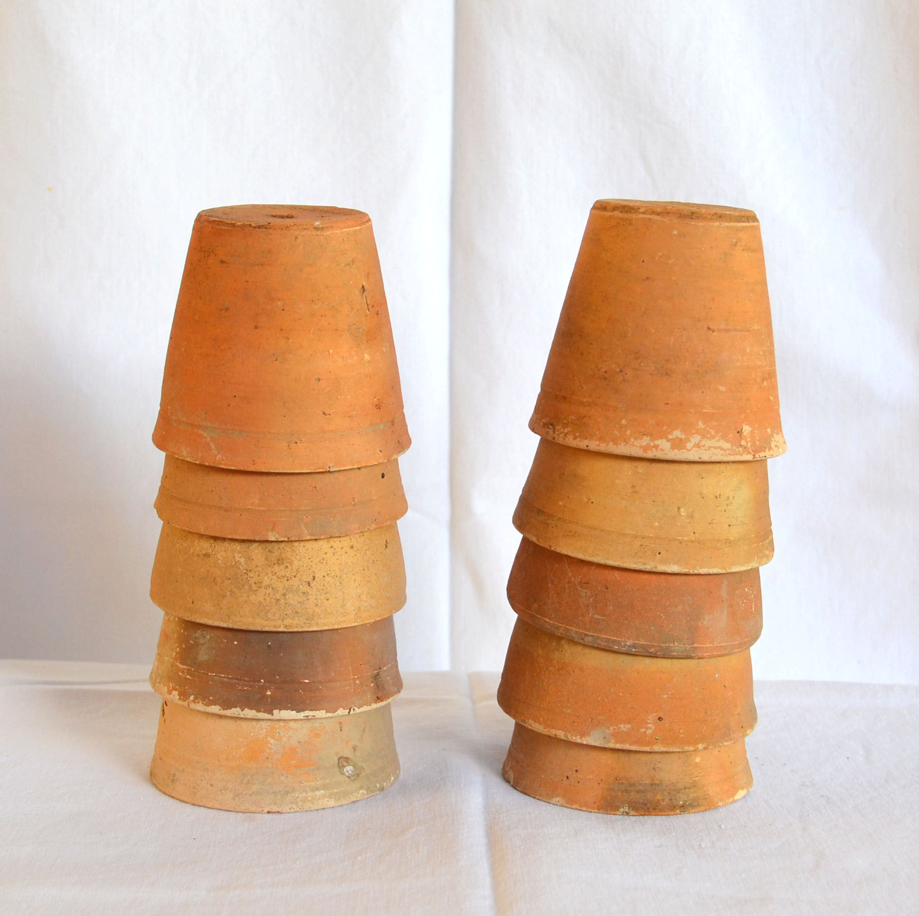 10 old seedling pots