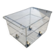 Table de dessert en plexiglas par David Lange – Les Invisibles du Marais, années 1970