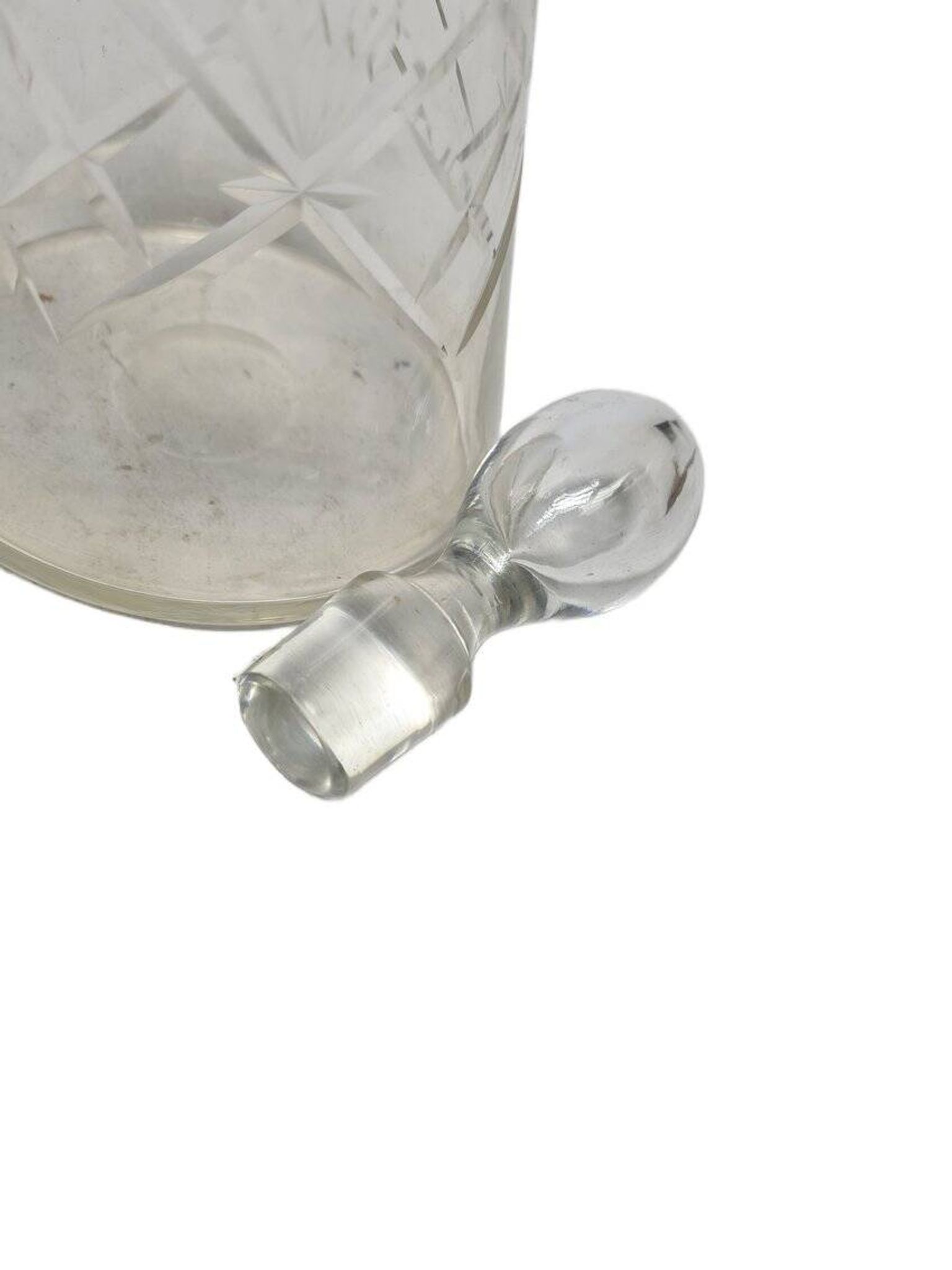Art Deco crystal carafe, Germany, 1900s