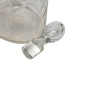 Art Deco crystal carafe, Germany, 1900s