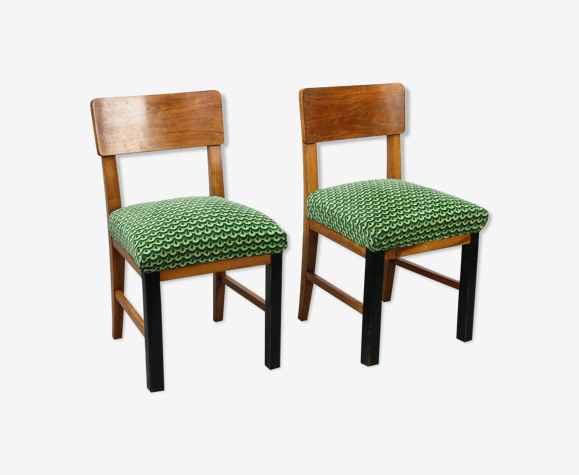 Chaises à manger art déco vintage