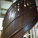 Escalier colimaçon en bois XXeme