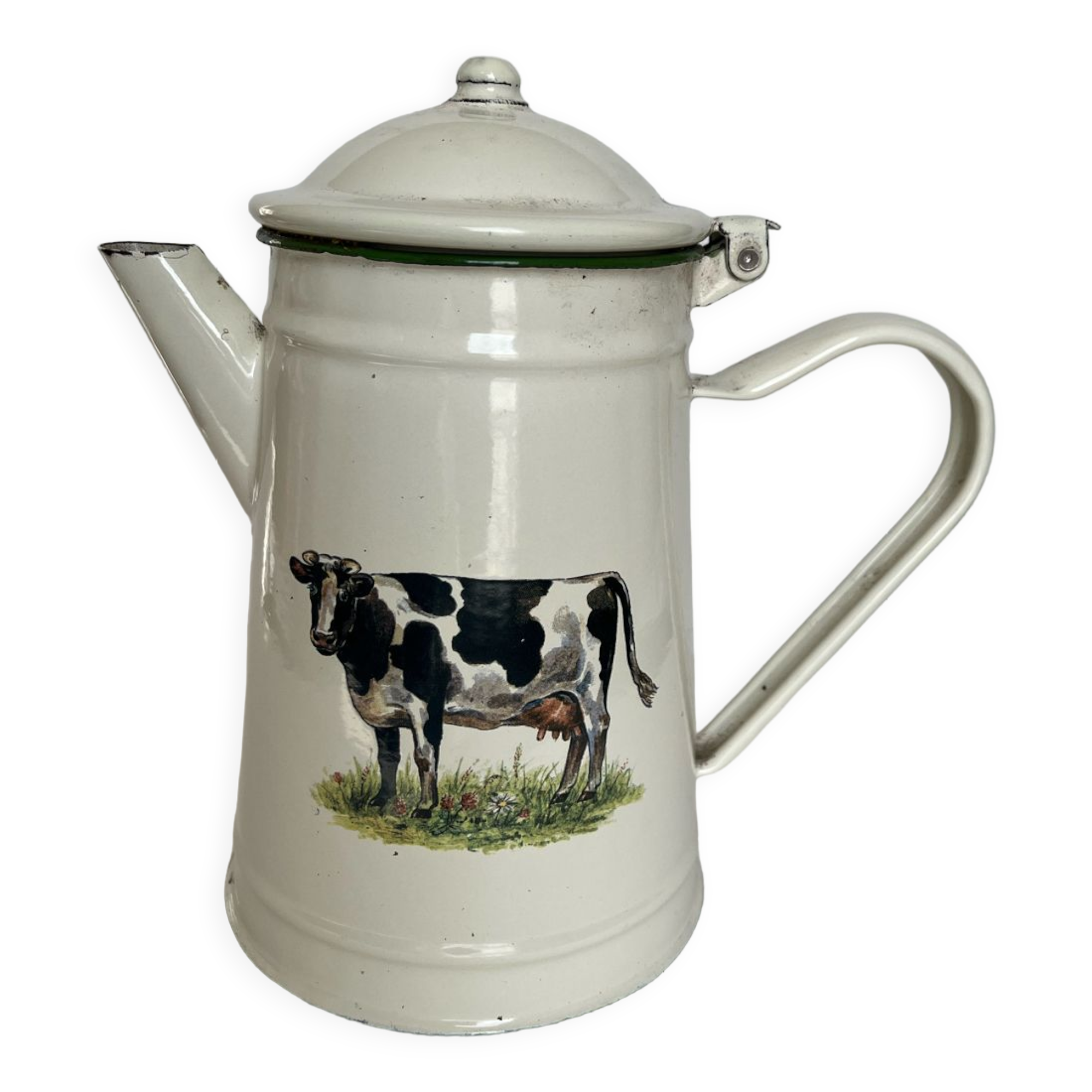 Enamelled sheet metal pourer