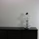 Sixties Italian design glass table lamp