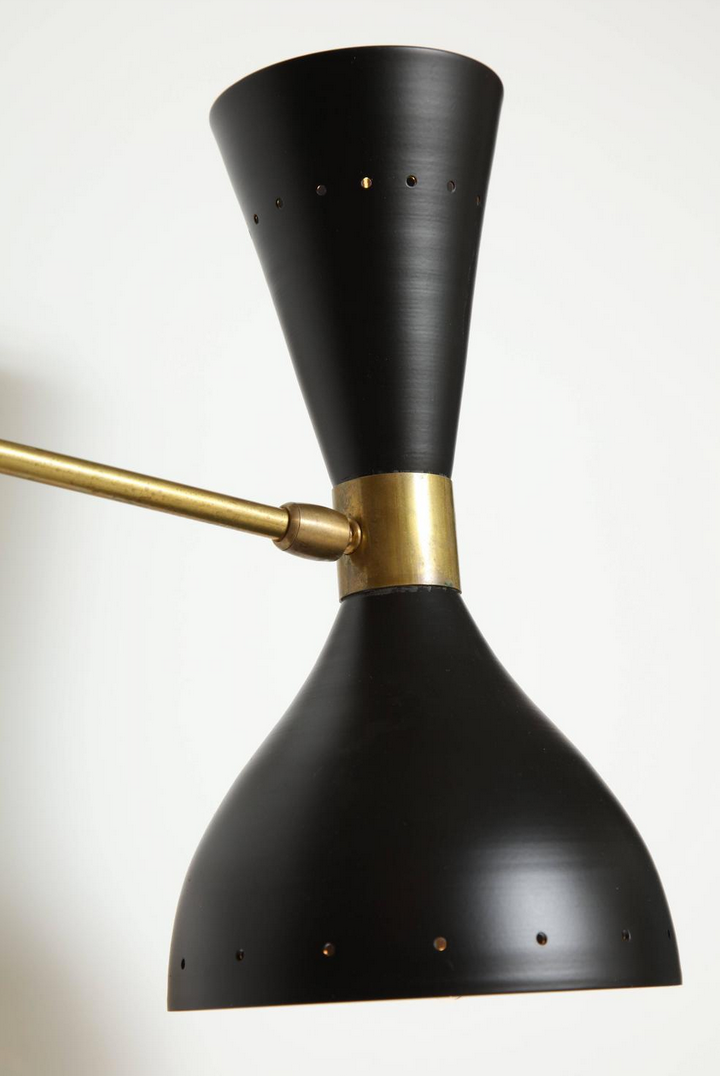 Chandelier in the style of the Italian creations of the 50s