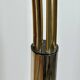 Italian Arc floor lamp with 6 lights in gold brass, 1970s.