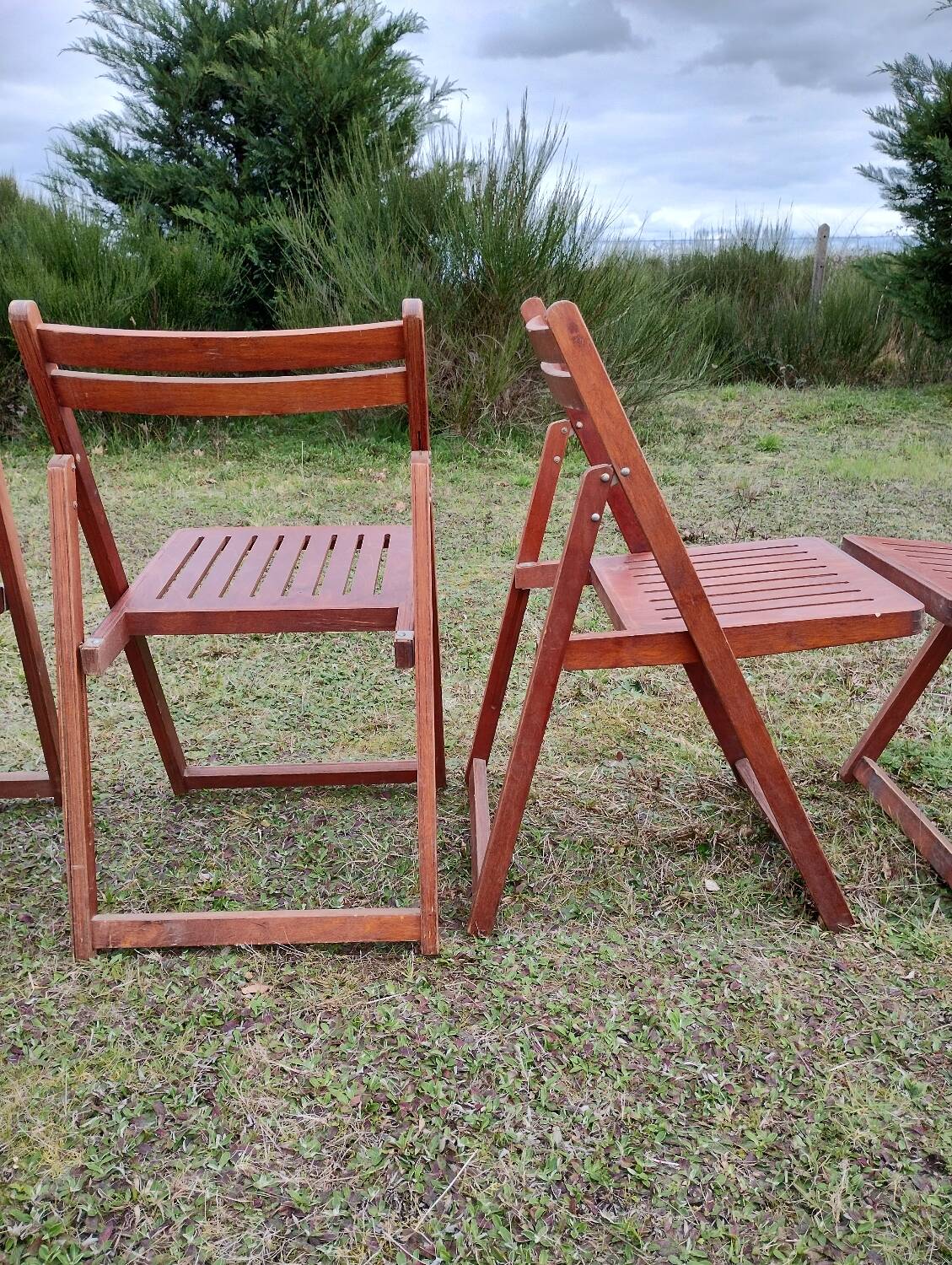 Vintage folding chairs