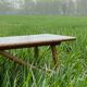 1950's bamboo flower bench