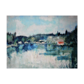 Landscape of the banks of the loire charles Belbeoc'h (xxth)