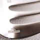 12 silver-plated oyster forks Christofle Rubans