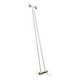 Paire de luminaires à suspendre 330 cm design 1960.
