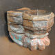 Bougeoir recycle mural teck piece architecture inde