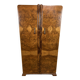 Armoire de garçon Art Déco vintage brocante en ronce de noyer 1920-1930