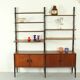 Teak Modular Wall System by Louis van Teeffelen for WéBé, 1955