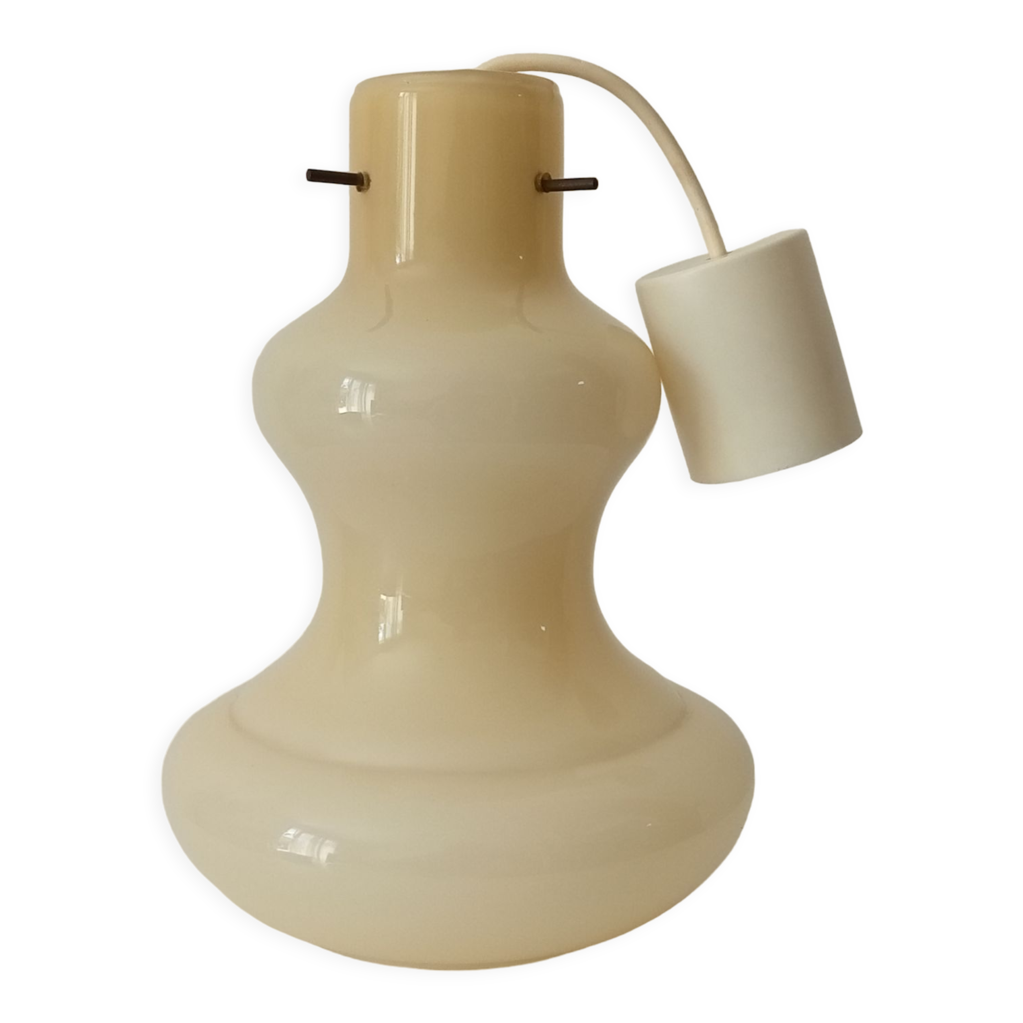 Vintage opaline pendant lamp 60/70s