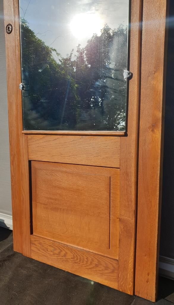 Art Deco door mirror with 5 staples