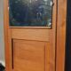 Art Deco door mirror with 5 staples