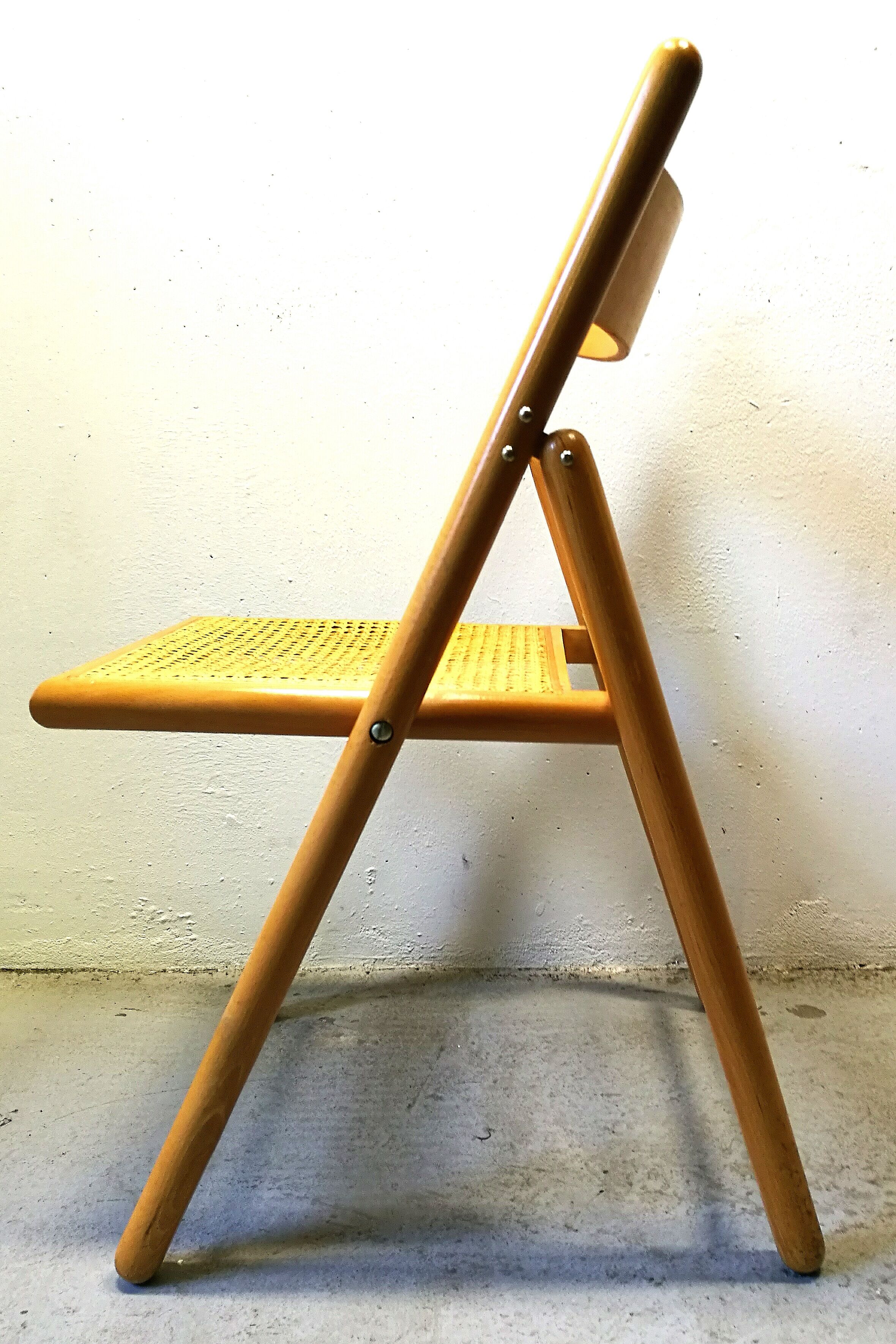 Pair of folding chairs year 80s