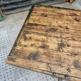 Unique industrial table garden table dining table 90 x 182 cm