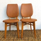 Pair of chair camel scandinavian