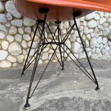 Eames DAR fiberglass armchair with original Eiffel base, Herman Miller 1963