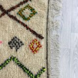 Handmade Moroccan Berber carpet 244 x 138 CM