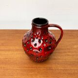 Strawberry pottery vase by Fratelli Fanciullacci for Bitossi, 1960s.